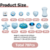 Handmade Porcelain Beads PORC-HS0001-09-2