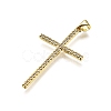 Brass Micro Pave Cubic Zirconia Pendants LS-KK-Z100-24G-2