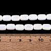 Electroplate Opaque Glass Beads Strands EGLA-Q132-03B-C01-4