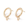 304 Stainless Steel Stud Earring Findings X-STAS-P308-02B-G-1