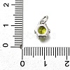 Brass Pave Cubic Zirconia Pendants KK-V002-23P-03-3