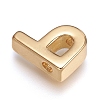 Brass Charms X-ZIRC-I037-01P-G-2
