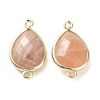 Natural Sunstone Links connectors G-L514-015C-2