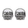 Tibetan Style Alloy Pendants PALLOY-T075-137AS-RS-2
