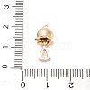 Brass Micro Pave Cubic Zirconia Pendants KK-D427-01G-3