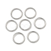 Tarnish Resistant 304 Stainless Steel Open Jump Rings STAS-J013-10x1mm-01-1