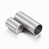 Tarnish Resistant Smooth 304 Stainless Steel Magnetic Clasps with Glue-in Ends STAS-G179-36P-5mm-2