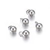 Tarnish Resistant 304 Stainless Steel Sphere Charms STAS-O107-04P-A-1