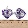 Lampwork Pendants FOIL-K003-02F-3