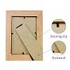 Rectangle with Dog & Word Wooden Photo Frames AJEW-WH0292-005-4