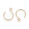 Ion Plating(IP) 304 Stainless Steel Earring Hooks X-STAS-L216-02B-G-1