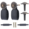 PU Leather Drawer Handles FIND-WH0290-10A-AB-1