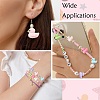 16Pcs 8 Colors Baking Paint Zinc Alloy Beads FIND-CJ0004-72-7