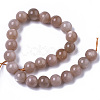 Natural Sunstone Beads Strands X-G-N327-01B-03-2