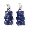 Natural Sodalite Pendants G-G854-01P-03-2