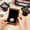 1Pc Rectangle Wood Commemorative Coin Magnetic Boxes CON-DC0001-26-3