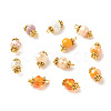 Electroplate Glass Beads Pendant PALLOY-JF01344-2