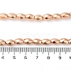 Electroplated Strong Magnetic Synthetic Hematite Beads Strands G-P518-03C-4