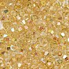 Transparent Electroplate Glass Beads EGLA-M030-02A-HP01-2