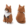 Maine Coon Cat Shape Food Grade Silicone Focal Beads SL-CBAAE23-03-2