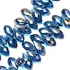 Electroplate Glass Beads Strands EGLA-J068-AB08-1