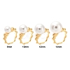Brass Cuff Finger Ring Settings KK-L219-15C-G-4