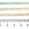 Transparent Painted Glass Beads Strands DGLA-A034-T2mm-A04-3