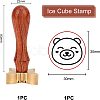 1Pc Brass Stamp Head DIY-OC0008-42D-2