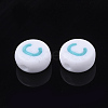 Initial Acrylic Beads X-OACR-E001-20C-2