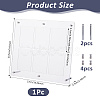 PVC Desktop Sport Card Organizer Holders AJEW-WH0248-918A-2