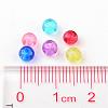 Mixed Crackle Glass Beads X-CCG-Q001-4mm-M-4