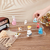 3-Tier Acrylic Model Toy Assembled Organizer Holders ODIS-WH0026-08B-3