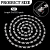 1Pc Alloy Glass Crystal Rhinestone Butterfly Link Chains LCHA-PH0001-01-2