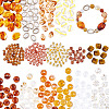 PandaHall Elite 390Pcs 15 Style Transparent Acrylic Beads TACR-PH0001-29-1