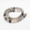 Natural Cloudy Quartz Beads Strands G-E376-6mm-01-3