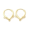Brass Stud Earring Findings LS-KK-Q035-08G-1