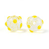 Handmade Foil Lampwork Beads Strands FOIL-T008-02G-3