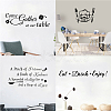 PVC Quotes Wall Sticker DIY-WH0200-072-6