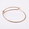 Adjustable Ion Plating(IP) 304 Stainless Steel Expandable Bangle Making BJEW-L604-09G-2
