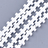 Spray Painted Non-magnetic Synthetic Hematite Beads Strands G-T116-18A-16-1