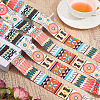 Boho Ethnic Pattern Polyester Webbing Ribbon OCOR-WH0120-61B-3