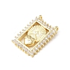 Religion Brass Micro Pave Cubic Zirconia Pendants KK-E799-02A-G-2
