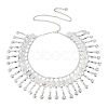 Bohemian Alloy Coin Tassel Waist Chains AJEW-WH0596-933P-1
