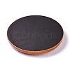 Flat Round Wood Pesentation Jewelry Bracelets Display Tray ODIS-P008-15C-01-4