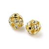 10mm Brass Crystal Rhinestone Beads KK-S519-01C-02G-1