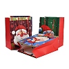 Christmas Paper Santa Claus Printed Tote Bags ABAG-P015-01C-2