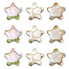20Pcs Drawbench Style Natural Freshwater Shell Beads BSHE-CJ0001-08-2