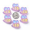 Transparent Acrylic Beads X-MACR-S374-06B-03-3