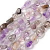 Natural Rutilated Quartz Beads Strands G-P497-01E-08B-1
