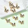 SHEGRACE Brass Pave Clear Cubic Zirconia Pendants XGRQ3Q901-628G-E-4